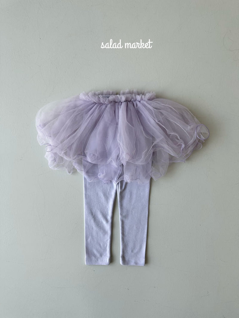 Salad Market - Korean Children Fashion - #designkidswear - Spring Darling Tutu Skirt Leggings - 3