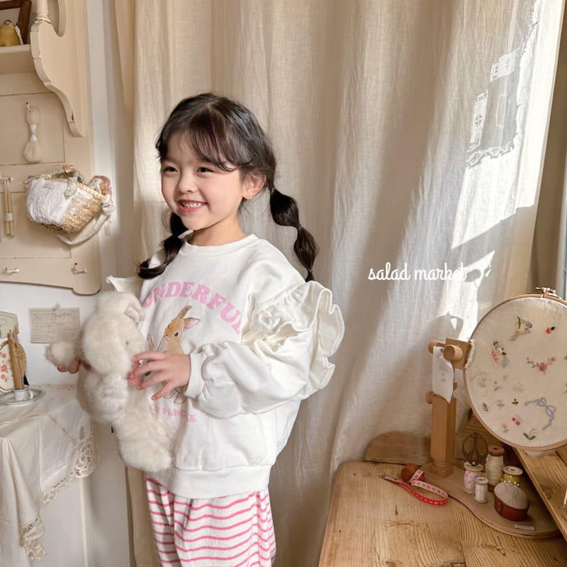 Salad Market - Korean Children Fashion - #discoveringself - Cooking Rabbit Sweatshirt - 11