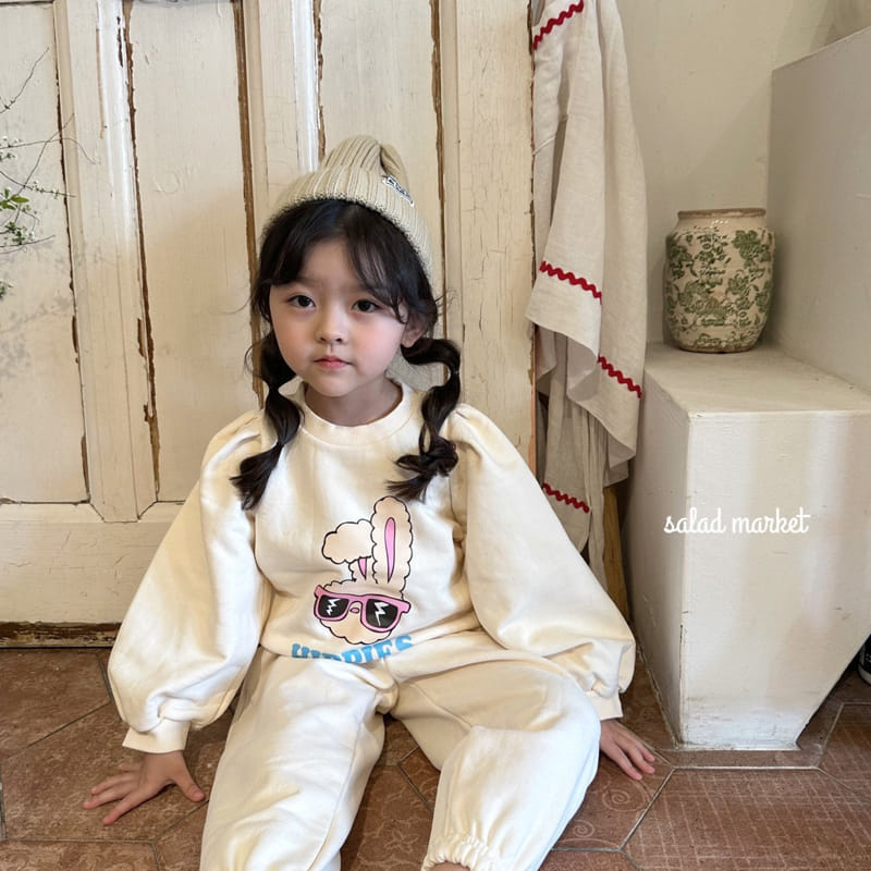 Salad Market - Korean Children Fashion - #discoveringself - Hippy Top Bottom Set - 6