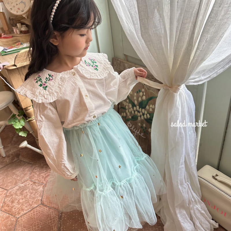 Salad Market - Korean Children Fashion - #discoveringself - Star Tutu Skirt - 5