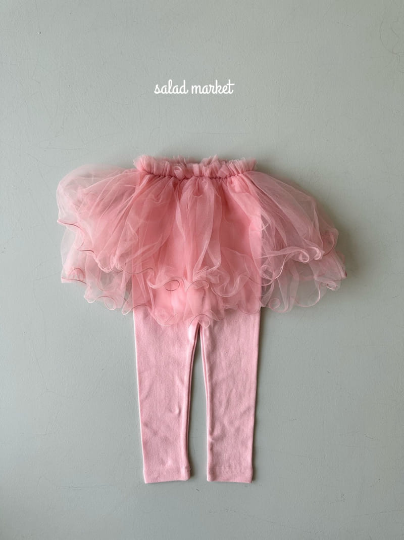 Salad Market - Korean Children Fashion - #designkidswear - Spring Darling Tutu Skirt Leggings - 4