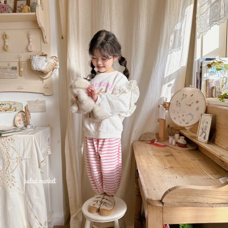 Salad Market - Korean Children Fashion - #fashionkids - Cooking Rabbit Sweatshirt - 12