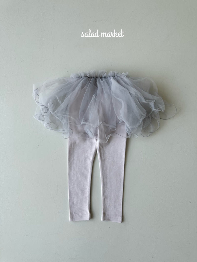 Salad Market - Korean Children Fashion - #kidsshorts - Spring Darling Tutu Skirt Leggings - 6