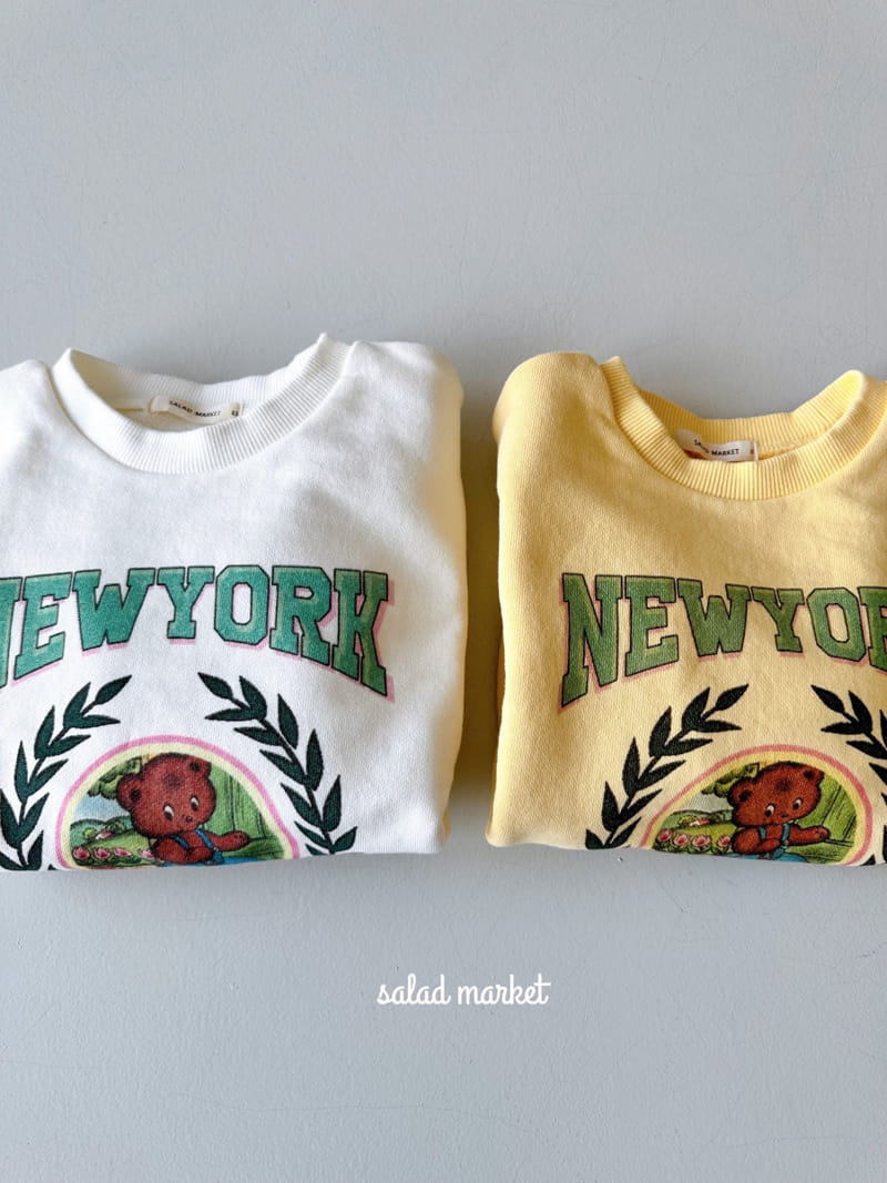 Salad Market - Korean Children Fashion - #kidzfashiontrend - New York Sweatshirt
