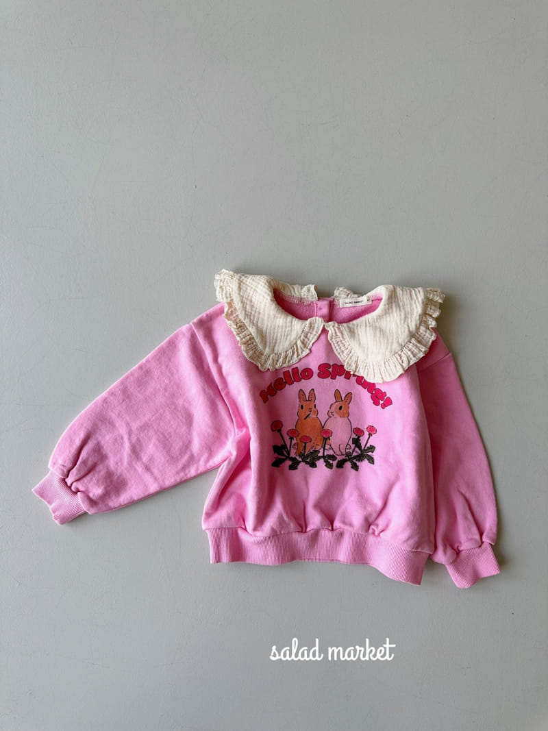 Salad Market - Korean Children Fashion - #magicofchildhood - Spring Collar Sweatshirt - 3