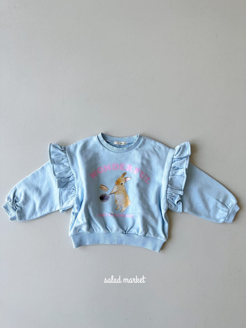 Salad Market - Korean Children Fashion - #magicofchildhood - Cooking Rabbit Sweatshirt - 2