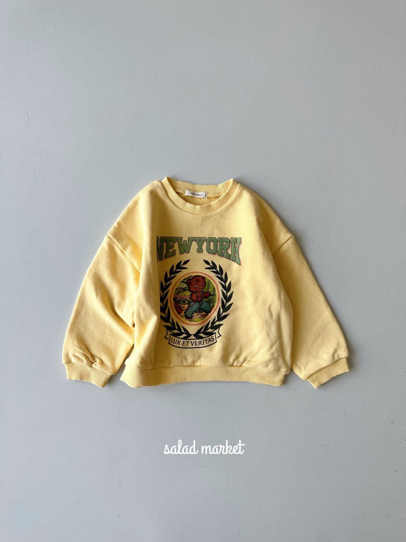 Salad Market - Korean Children Fashion - #minifashionista - New York Sweatshirt - 5