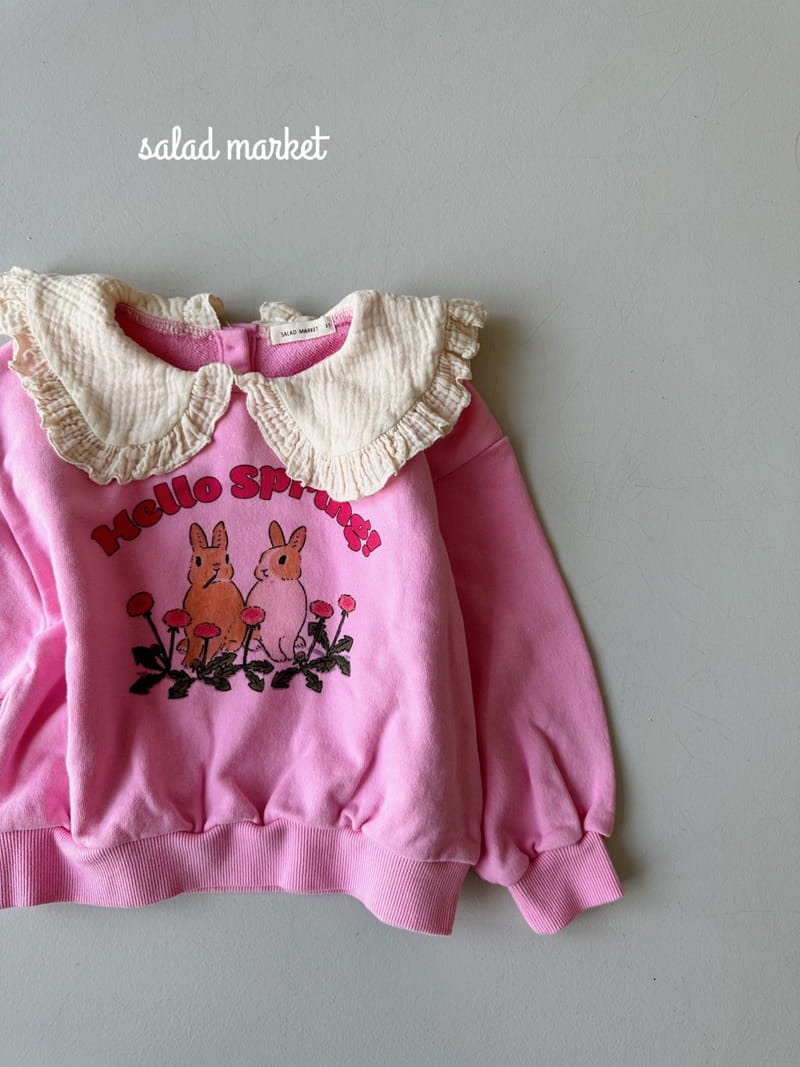 Salad Market - Korean Children Fashion - #magicofchildhood - Spring Collar Sweatshirt - 4