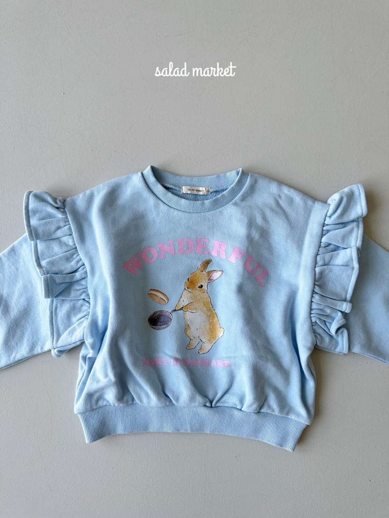 Salad Market - Korean Children Fashion - #minifashionista - Cooking Rabbit Sweatshirt - 3