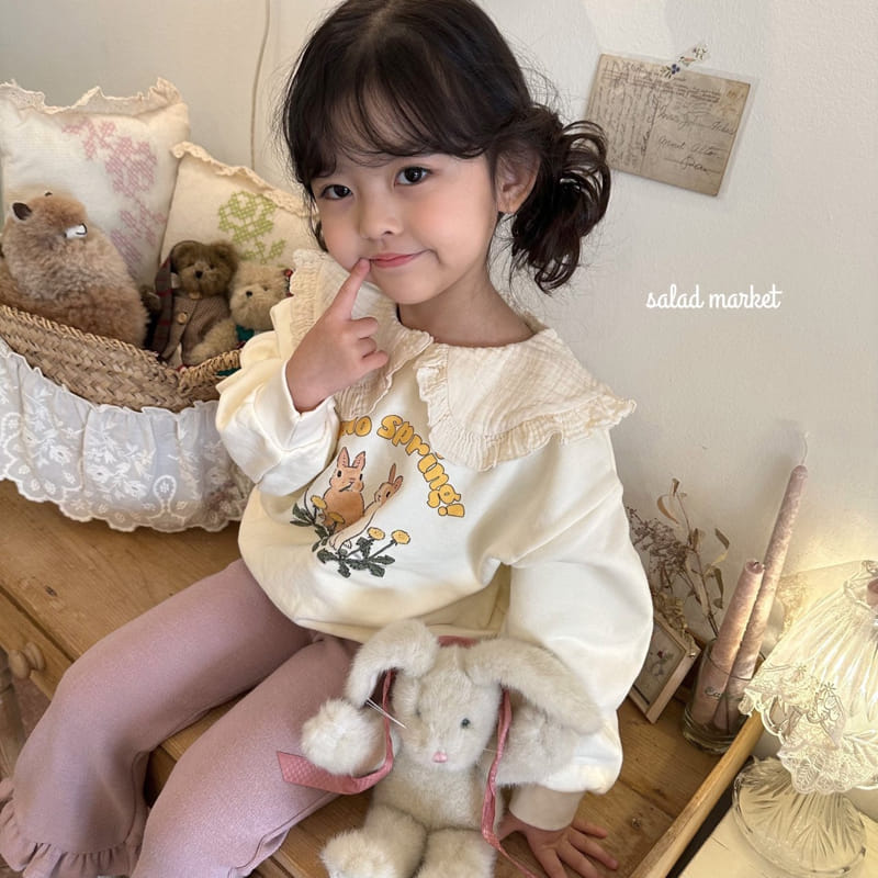 Salad Market - Korean Children Fashion - #stylishchildhood - Spring Collar Sweatshirt - 8