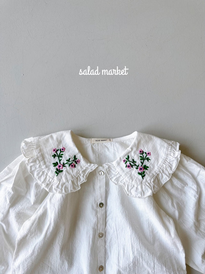 Salad Market - Korean Children Fashion - #todddlerfashion - Pioni Blouse - 3