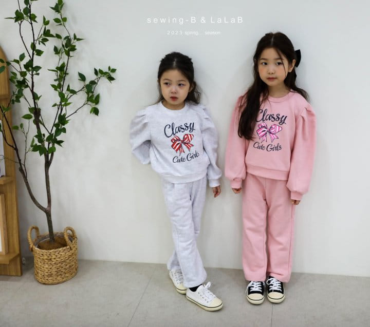 Sewing B - Korean Children Fashion - #Kfashion4kids - Ribbon Top Bottom Set - 5