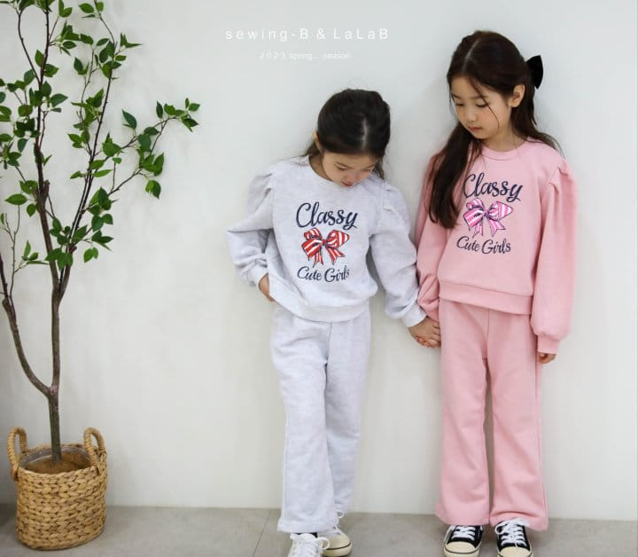 Sewing B - Korean Children Fashion - #childofig - Ribbon Top Bottom Set - 11