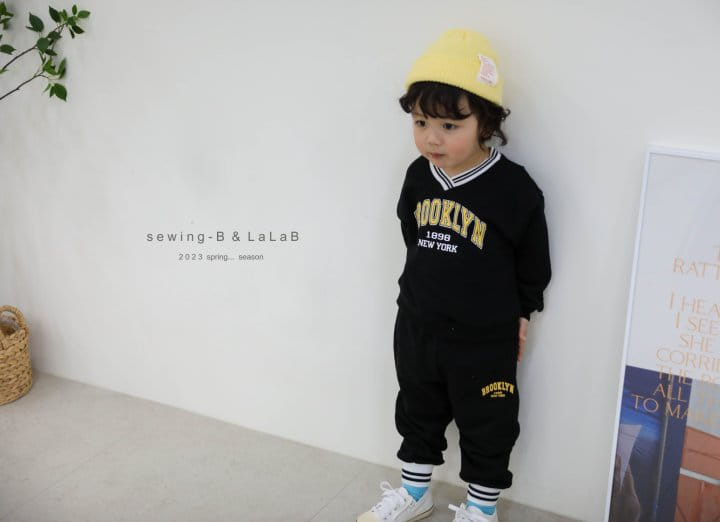 Sewing B - Korean Children Fashion - #childofig - Piping Top Bottom Set - 7