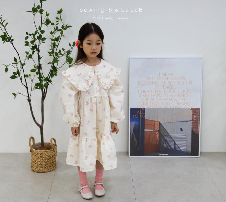 Sewing B - Korean Children Fashion - #childofig - Ribbon One-piece - 5