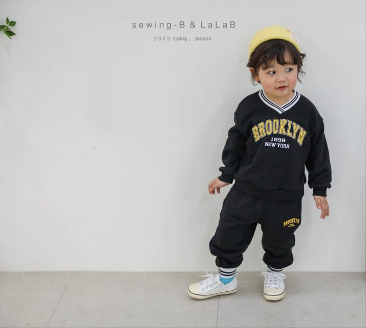 Sewing B - Korean Children Fashion - #childrensboutique - Piping Top Bottom Set - 9