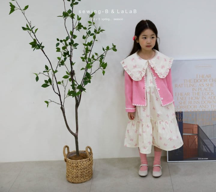 Sewing B - Korean Children Fashion - #childrensboutique - Ribbon One-piece - 7