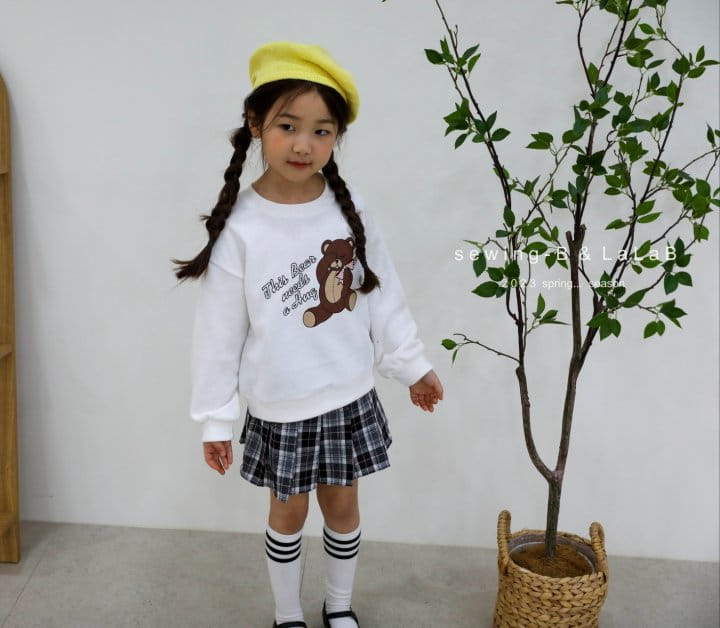 Sewing B - Korean Children Fashion - #childrensboutique - Bear Sweatshirt - 9