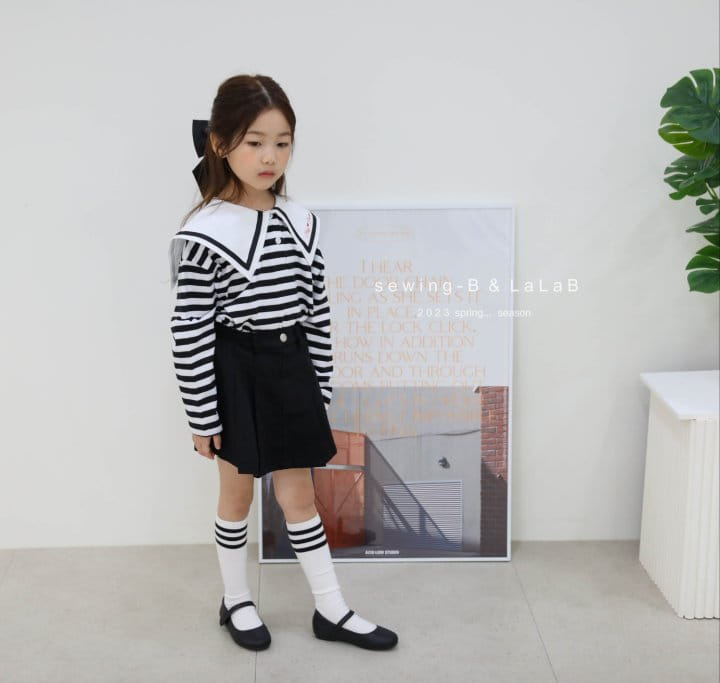 Sewing B - Korean Children Fashion - #childrensboutique - Big Collar Tee - 7