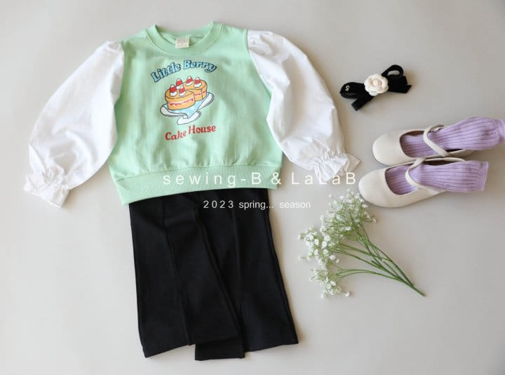 Sewing B - Korean Children Fashion - #childrensboutique - Cake Sweatshirt - 2