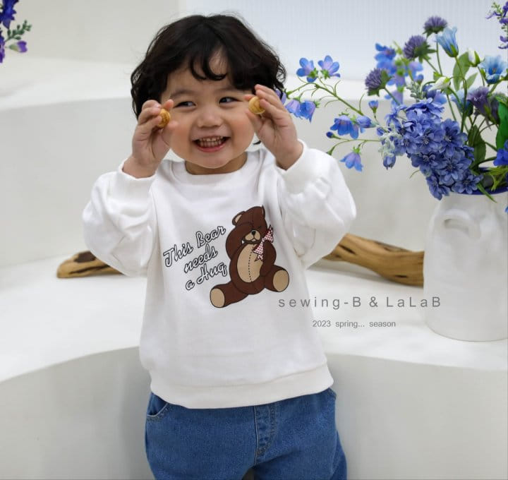 Sewing B - Korean Children Fashion - #designkidswear - Bear Sweatshirt - 10