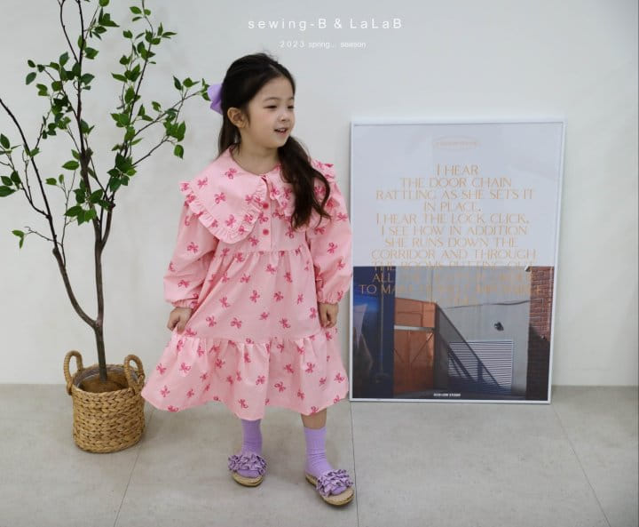 Sewing B - Korean Children Fashion - #discoveringself - Ribbon One-piece - 9