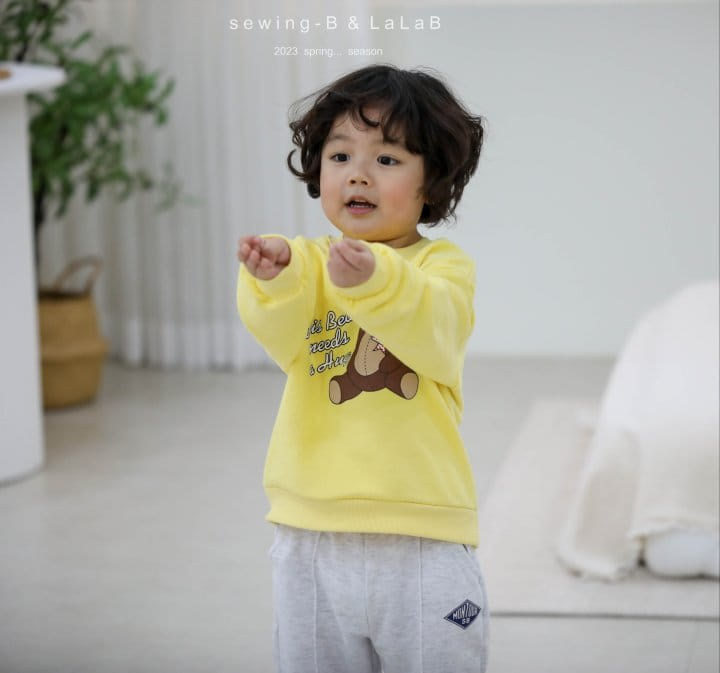 Sewing B - Korean Children Fashion - #discoveringself - Bear Sweatshirt - 11
