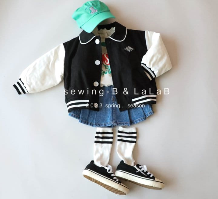 Sewing B - Korean Children Fashion - #fashionkids - Benny Wrinkle Skirt Jeans - 9