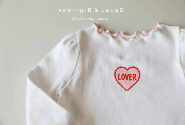 Sewing B - Korean Children Fashion - #kidsshorts - Lover Terry Tee