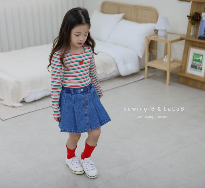 Sewing B - Korean Children Fashion - #kidsshorts - Juicy Puff Tee - 9