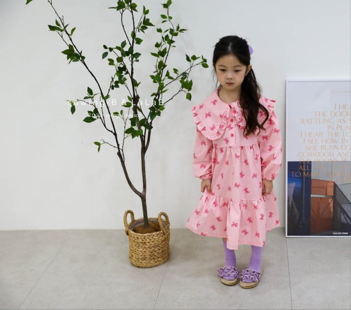 Sewing B - Korean Children Fashion - #kidsstore - Ribbon One-piece - 12