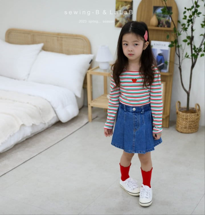 Sewing B - Korean Children Fashion - #kidsstore - Juicy Puff Tee - 10