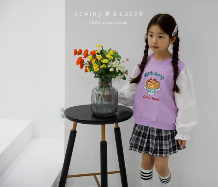 Sewing B - Korean Children Fashion - #kidsstore - Cake Sweatshirt - 7