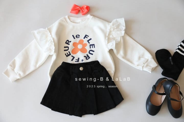 Sewing B - Korean Children Fashion - #kidzfashiontrend - Ruffler Sweatshirt - 2