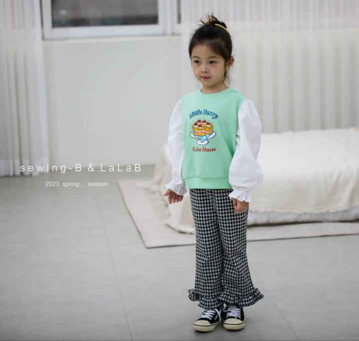 Sewing B - Korean Children Fashion - #kidzfashiontrend - Cake Sweatshirt - 8