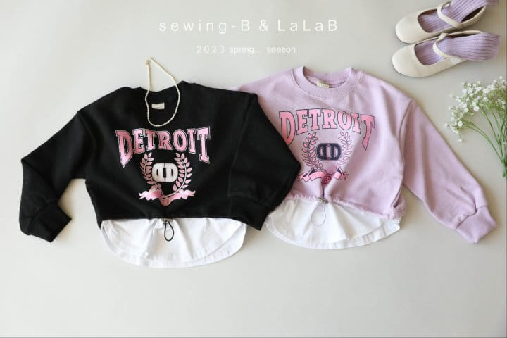 Sewing B - Korean Children Fashion - #littlefashionista - Layered Sweatshirt - 3