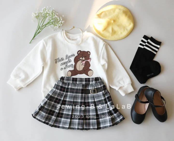 Sewing B - Korean Children Fashion - #littlefashionista - Bear Sweatshirt