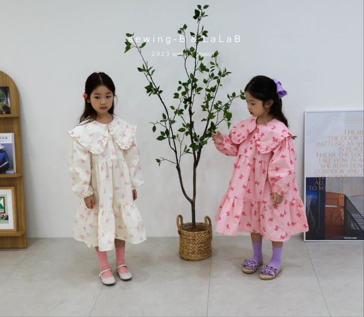 Sewing B - Korean Children Fashion - #minifashionista - Ribbon One-piece - 4