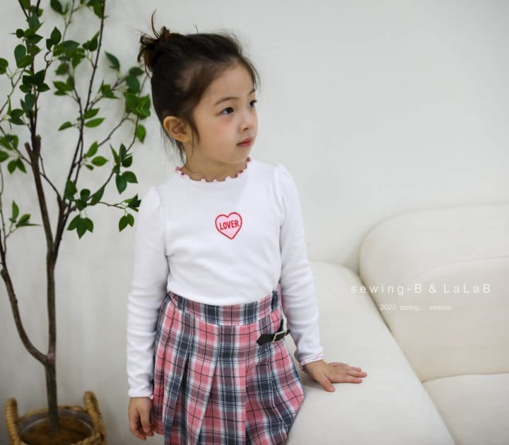 Sewing B - Korean Children Fashion - #prettylittlegirls - Lover Terry Tee - 8