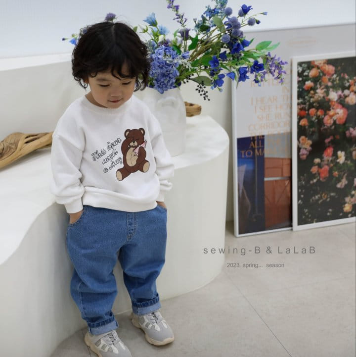 Sewing B - Korean Children Fashion - #minifashionista - Bear Sweatshirt - 4