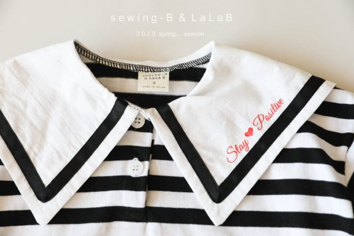 Sewing B - Korean Children Fashion - #prettylittlegirls - Big Collar Tee - 2