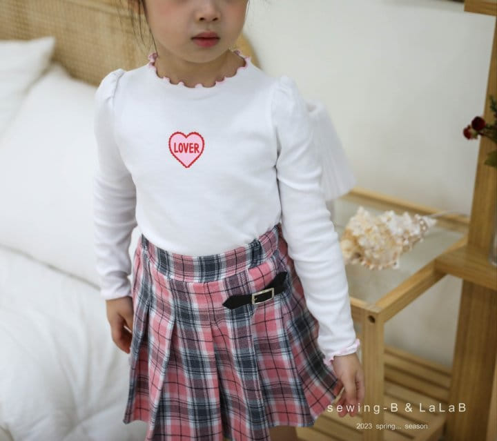 Sewing B - Korean Children Fashion - #stylishchildhood - Lover Terry Tee - 11