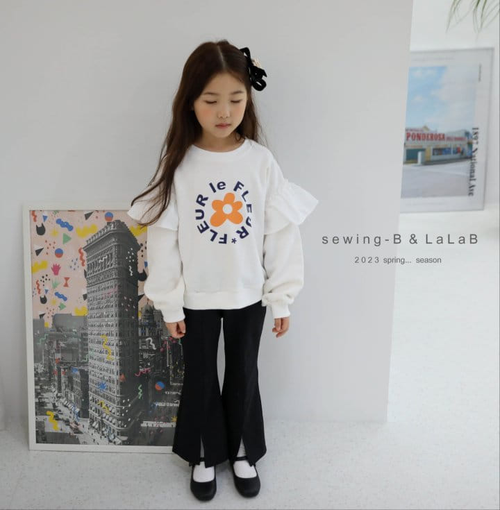 Sewing B - Korean Children Fashion - #todddlerfashion - Ruffler Sweatshirt - 8