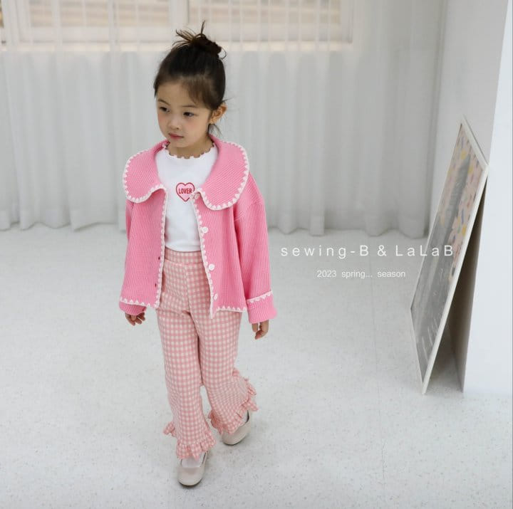 Sewing B - Korean Children Fashion - #toddlerclothing - Lover Terry Tee - 10