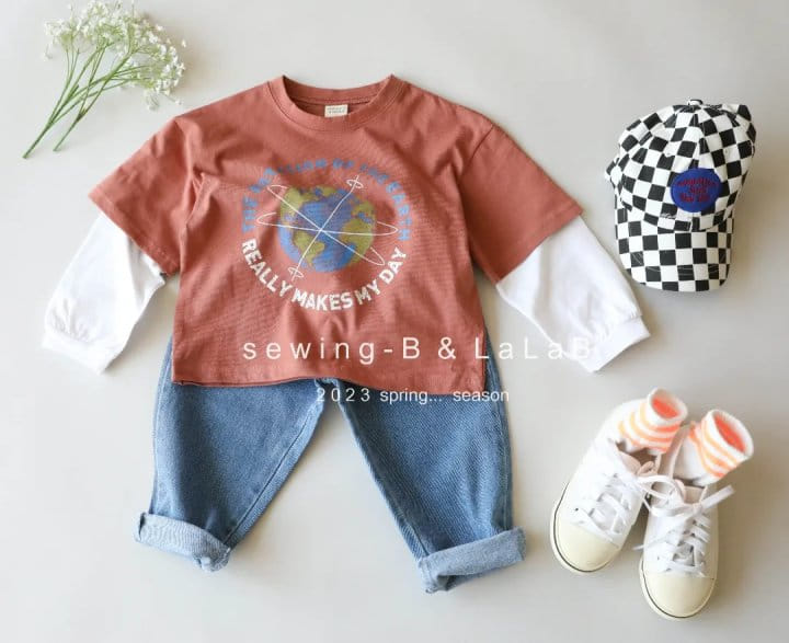 Sewing B - Korean Children Fashion - #toddlerclothing - Earth Tee