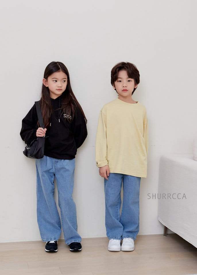 Shurrcca - Korean Children Fashion - #Kfashion4kids - 102 Wide Jeans