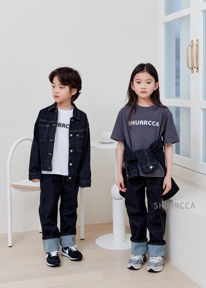 Shurrcca - Korean Children Fashion - #Kfashion4kids - Real Roll-up Jeans - 5