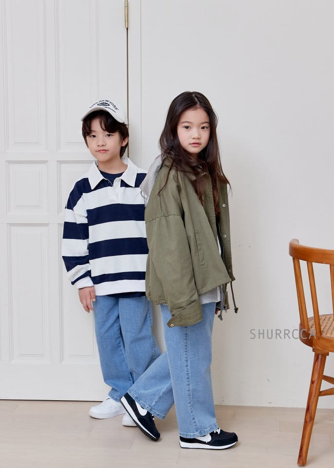 Shurrcca - Korean Children Fashion - #childofig - 102 Wide Jeans - 9