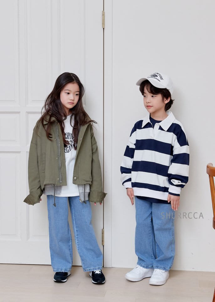Shurrcca - Korean Children Fashion - #childrensboutique - 102 Wide Jeans - 10