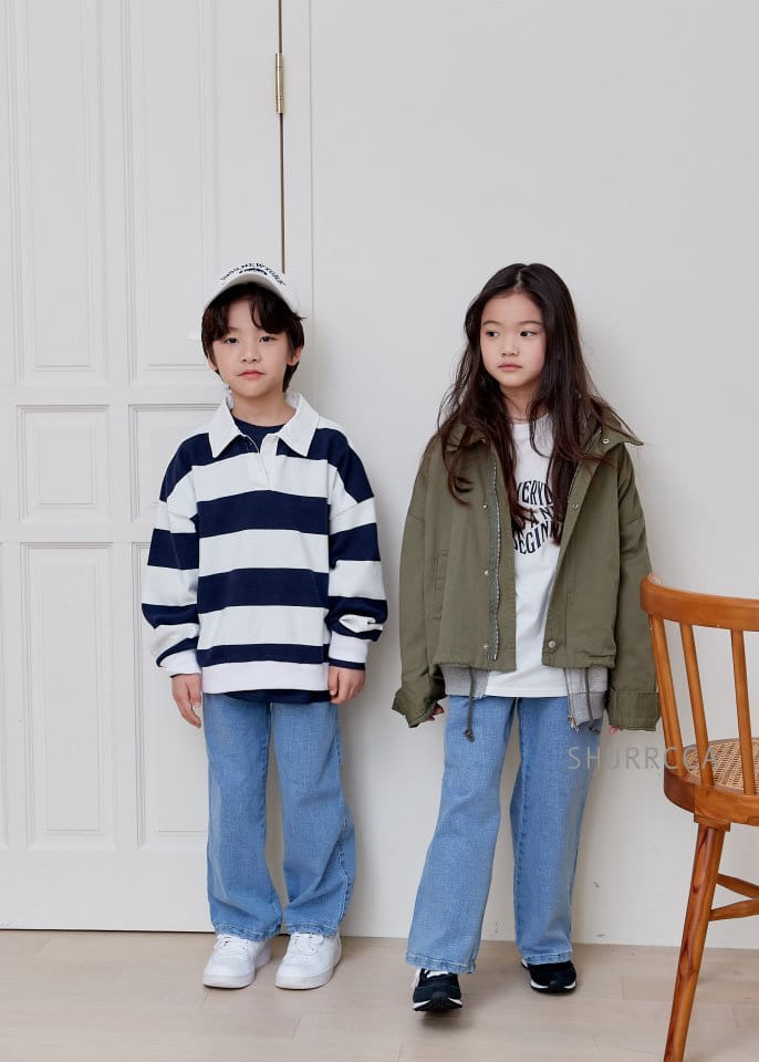 Shurrcca - Korean Children Fashion - #designkidswear - 102 Wide Jeans - 11